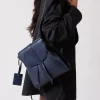 Leather Backpack Mod 130 Cuoio Blue<THE DUST COMPANY Clearance