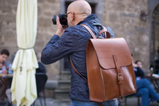 Leather Backpack Mod 120 Cuoio Brown<THE DUST COMPANY Flash Sale