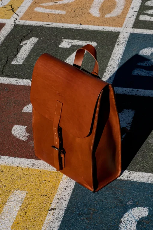 Leather Backpack Mod 120 Cuoio Brown<THE DUST COMPANY Flash Sale