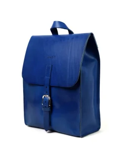 Leather Backpack Mod 120 Cuoio Blue<THE DUST COMPANY Outlet