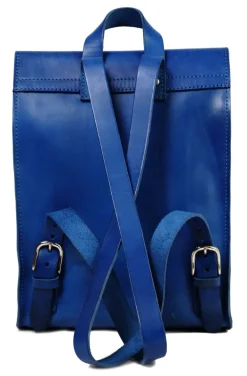 Leather Backpack Mod 120 Cuoio Blue<THE DUST COMPANY Outlet