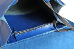 Leather Backpack Mod 120 Cuoio Blue<THE DUST COMPANY Outlet