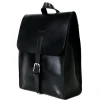 Leather Backpack Mod 120 Cuoio Black<THE DUST COMPANY Clearance