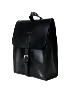 Leather Backpack Mod 120 Cuoio Black<THE DUST COMPANY Clearance