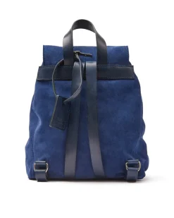 Leather Backpack Venice Collection Blue<THE DUST COMPANY Outlet