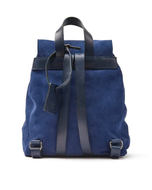 Leather Backpack Venice Collection Blue<THE DUST COMPANY Outlet