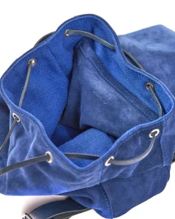 Leather Backpack Venice Collection Blue<THE DUST COMPANY Outlet