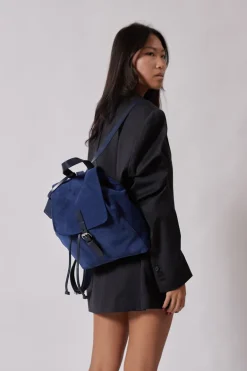 Leather Backpack Venice Collection Blue<THE DUST COMPANY Outlet
