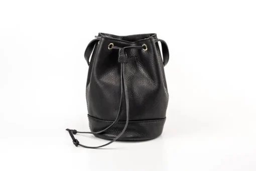 Leather Bucket Bag Chelsea Collection Black<THE DUST COMPANY Online
