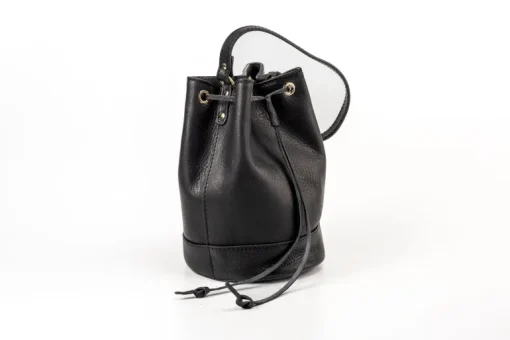 Leather Bucket Bag Chelsea Collection Black<THE DUST COMPANY Online