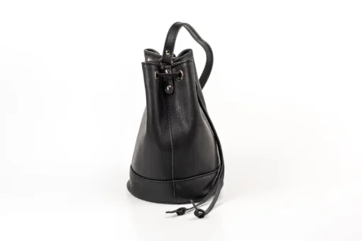Leather Bucket Bag Chelsea Collection Black<THE DUST COMPANY Online