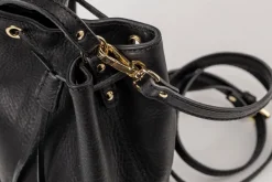 Leather Bucket Bag Chelsea Collection Black<THE DUST COMPANY Online