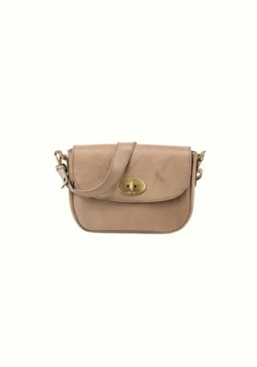 Leather Crossbody Broadway Collection Taupe<THE DUST COMPANY Shop