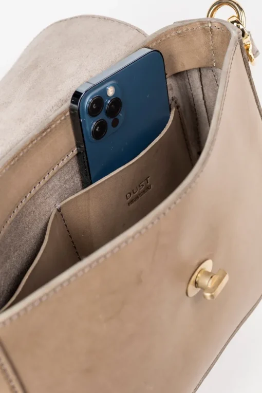 Leather Crossbody Broadway Collection Taupe<THE DUST COMPANY Shop