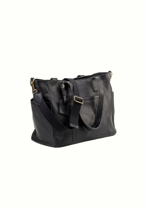 Leather Tote Fifth Avenue Collection Black<THE DUST COMPANY Outlet