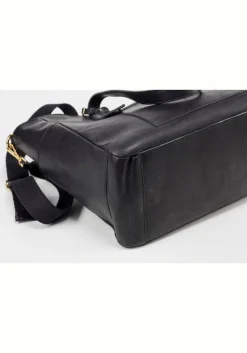 Leather Tote Fifth Avenue Collection Black<THE DUST COMPANY Outlet