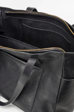 Leather Tote Fifth Avenue Collection Black<THE DUST COMPANY Outlet