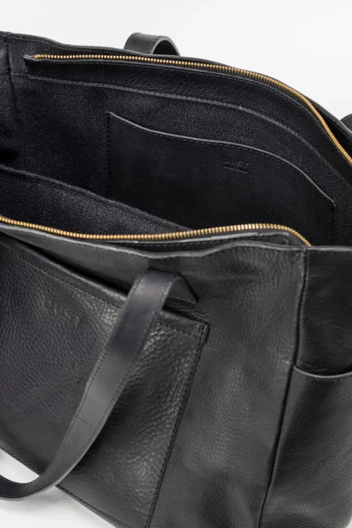 Leather Tote Fifth Avenue Collection Black<THE DUST COMPANY Outlet