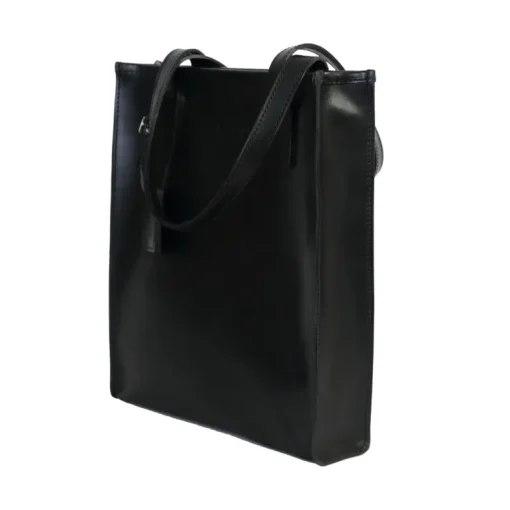 Leather Tote Mod 105 Black<THE DUST COMPANY Best Sale