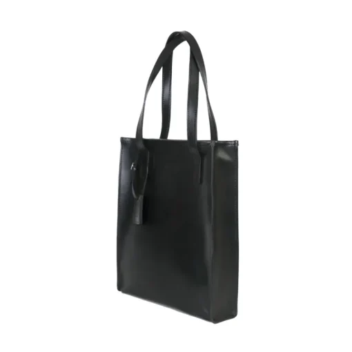 Leather Tote Mod 105 Black<THE DUST COMPANY Best Sale