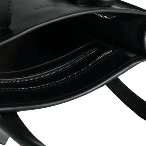 Leather Tote Mod 105 Black<THE DUST COMPANY Best Sale