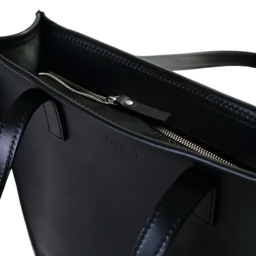 Leather Tote Mod 105 Black<THE DUST COMPANY Best Sale