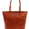 Leather Tote Mod 147 Brown<THE DUST COMPANY Clearance
