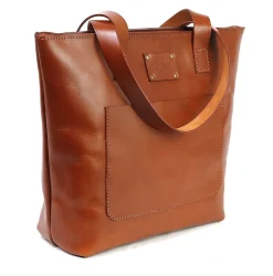 Leather Tote Mod 147 Brown<THE DUST COMPANY Clearance