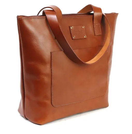 Leather Tote Mod 147 Brown<THE DUST COMPANY Clearance