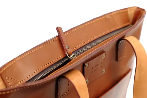 Leather Tote Mod 147 Brown<THE DUST COMPANY Clearance