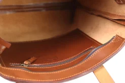 Leather Tote Mod 147 Brown<THE DUST COMPANY Clearance