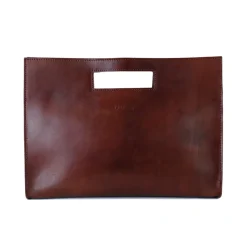 Leather Tote Mod 113 Dark Brown<THE DUST COMPANY New