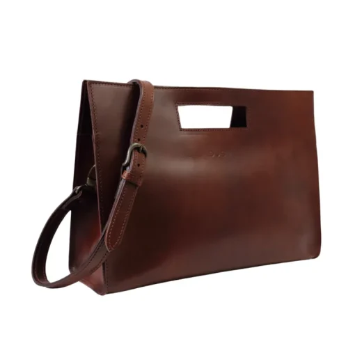 Leather Tote Mod 113 Dark Brown<THE DUST COMPANY New