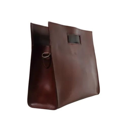 Leather Tote Mod 113 Dark Brown<THE DUST COMPANY New