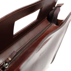 Leather Tote Mod 113 Dark Brown<THE DUST COMPANY New