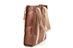 Leather Tote Tobacco Manhattan Collection<THE DUST COMPANY New