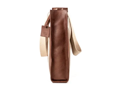 Leather Tote Tobacco Manhattan Collection<THE DUST COMPANY New