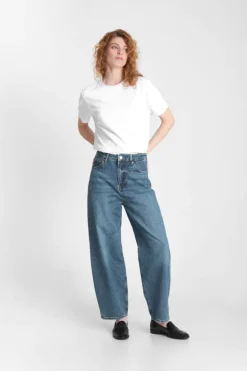 Leila Cropatut Farkut Keskisininen<Kings Of Indigo Outlet