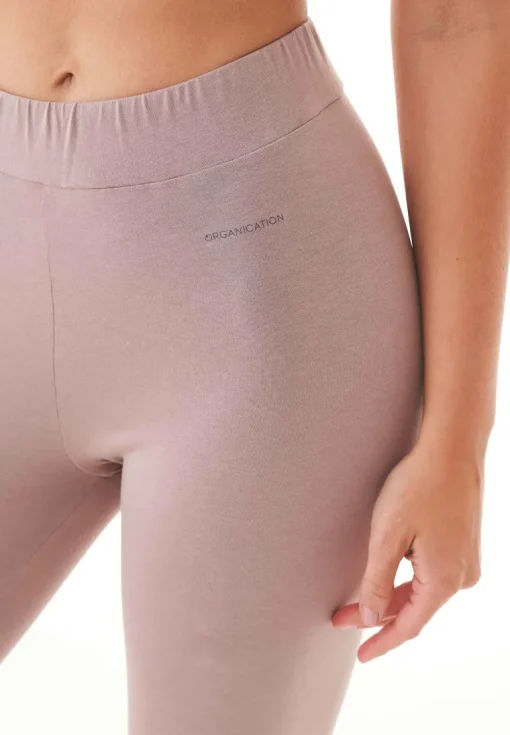 Leila Organic Cotton Leggings Mocha<ORGANICATION Clearance