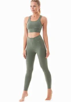 Leila Organic Cotton Leggings Olive<ORGANICATION Cheap