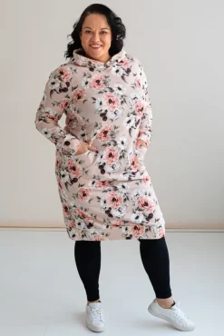 Leinikki Hupullinen Collegemekko Beige<Melli EcoDesign Cheap