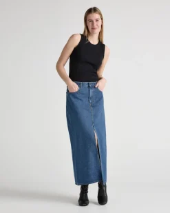 Lena Long Skirt Medium Stone<MUD Jeans Discount