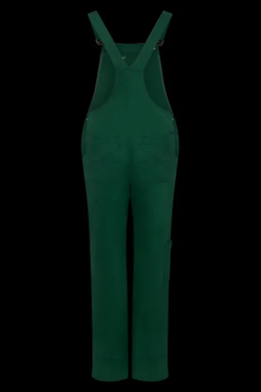 Leni Cotton Dungarees Forset Green<KOMODO Clearance