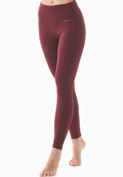 Lenna High Waist Organic Cotton Leggings Bordeaux<ORGANICATION Sale