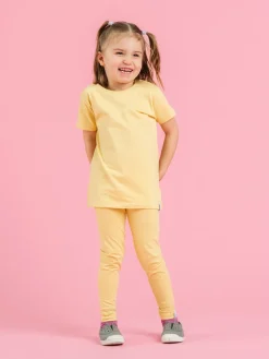 Leslie Lasten T-Paita Keltainen<Aarrelabel Flash Sale