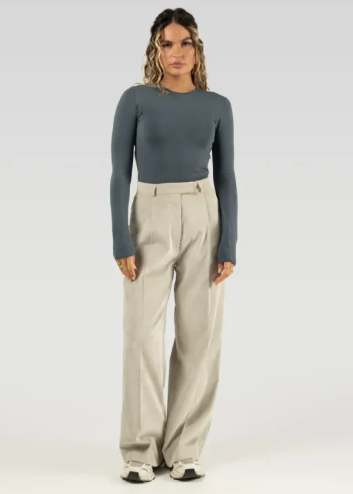 Lewis Vakosamettihousut Beige<GUAJA. Store