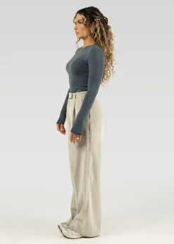 Lewis Vakosamettihousut Beige<GUAJA. Store