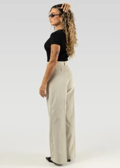 Lewis Vakosamettihousut Beige<GUAJA. Store