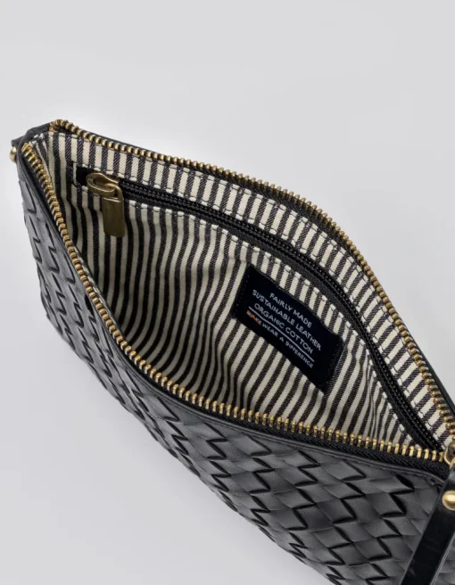 Lexi Bag Woven Classic Leather Black<O My Bag Discount