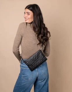 Lexi Bag Woven Classic Leather Black<O My Bag Discount